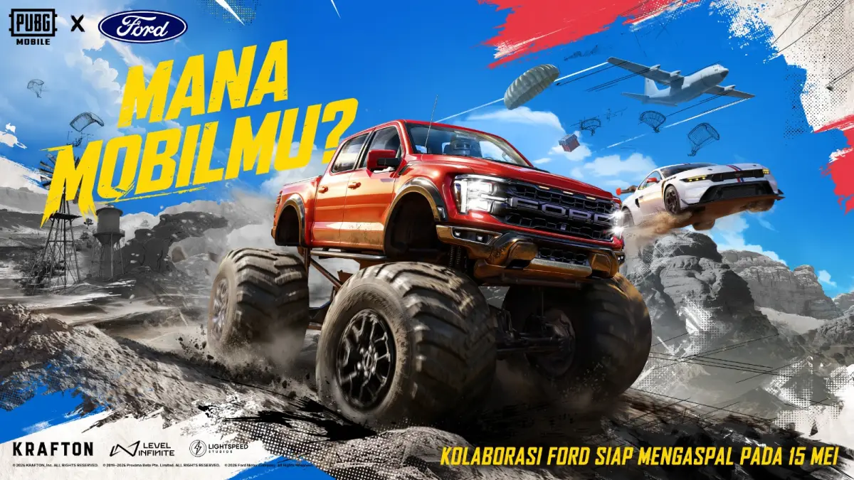 PUBG MOBILE x Ford Hadirkan Mustang GTD dan F-150 Raptor R Dalam Game