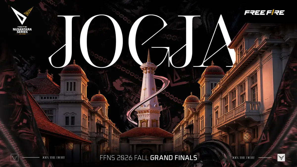 Yogyakarta resmi menjadi tuan rumah Grand Finals Free Fire Nusantara Series (FFNS) 2026 Fall (FOTO: Dok.FFNS 2026)