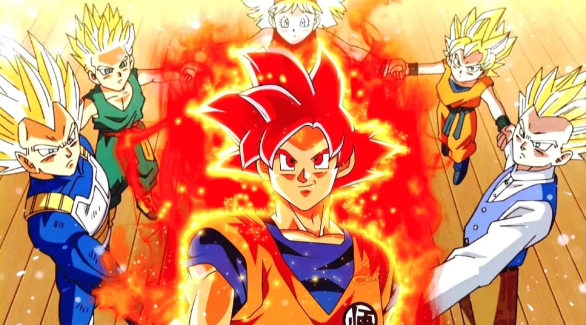 8 Varian Wujud Super Saiyan God Terkuat di Multiverse Dragon Ball