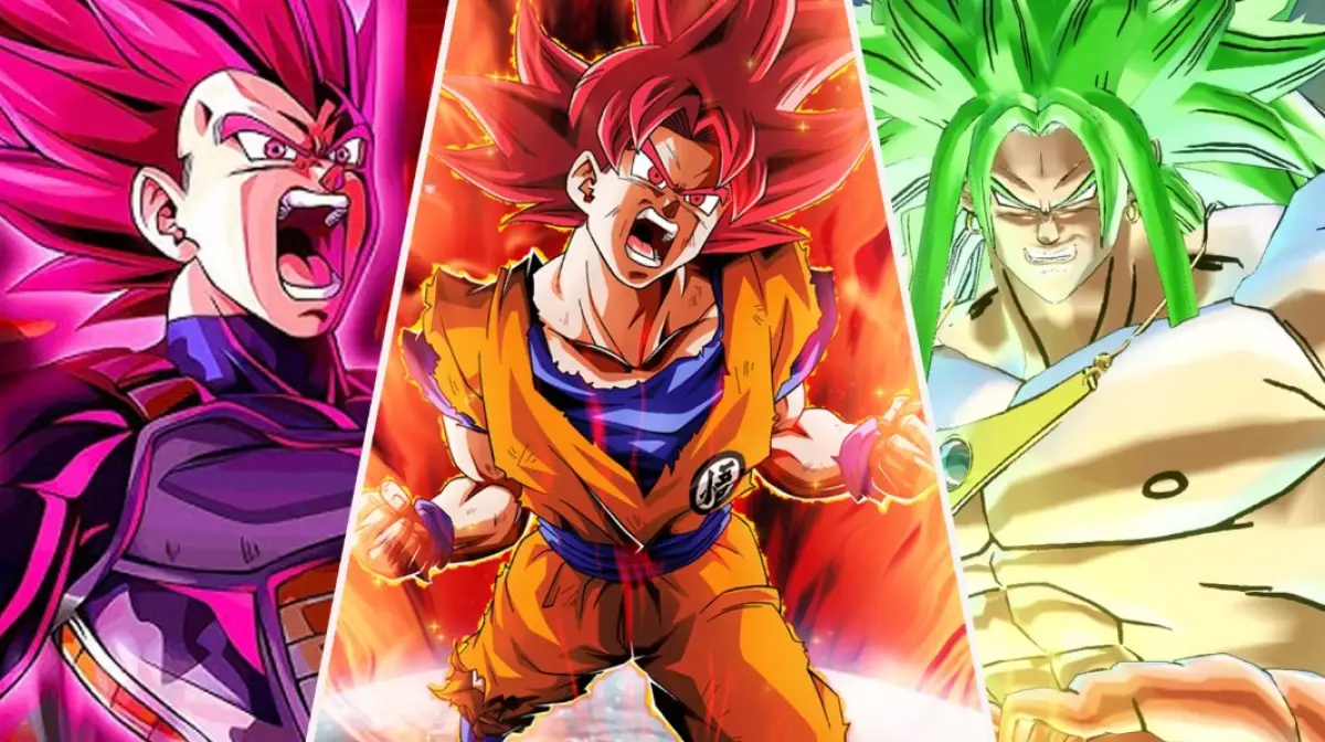 8 Varian Wujud Super Saiyan God Terkuat di Multiverse Dragon Ball