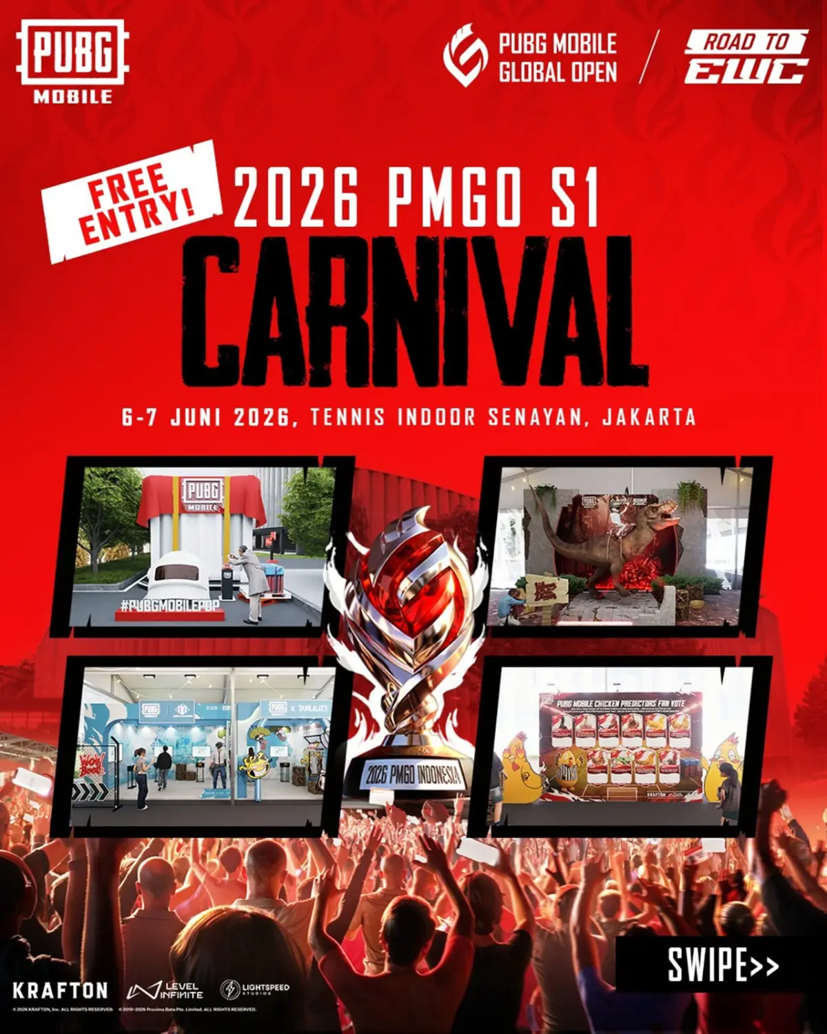 PUBG MOBILE Global Open (PMGO) 2026 Season 1siap diselenggarakan di Jakarta, Indonesia (FOTO: Dok.PUBG Mobile)