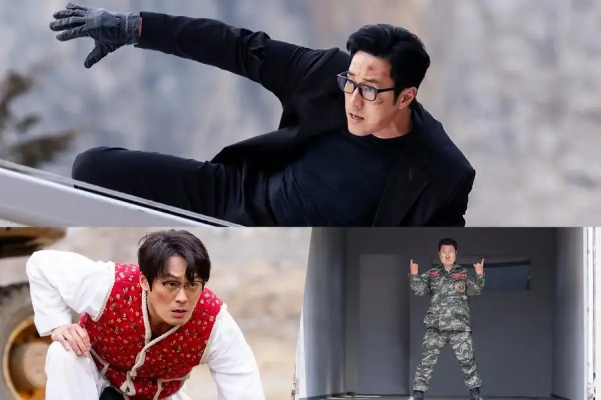 Dads in Glasses Dilawan! So Ji Sub Obrak-Abrik Musuh di Agent Kim Reactivated