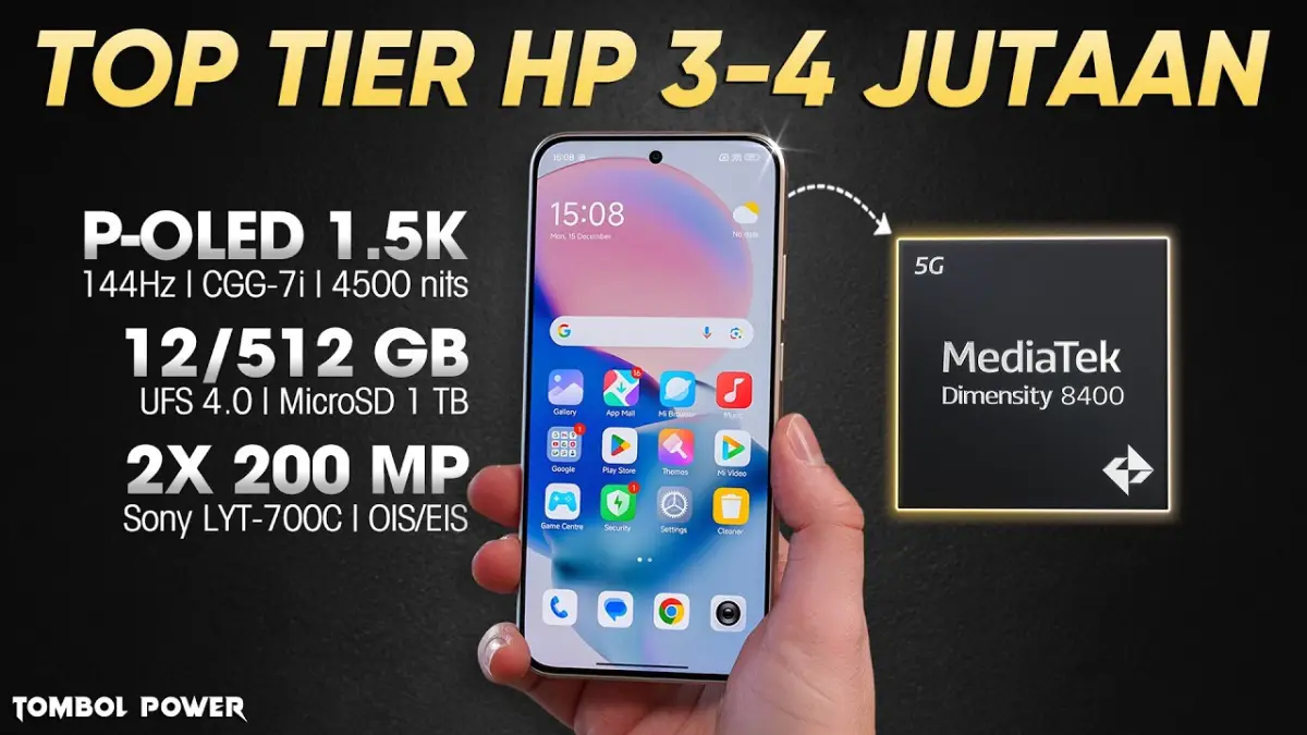 7 HP Kelas 3 hingga 4 Jutaan Terbaik Edisi Juli 2026 yang Paling Oke